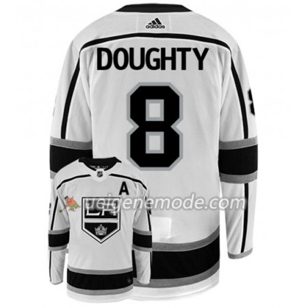 Herren Eishockey Los Angeles Kings Trikot DREW DOUGHTY 8 Adidas Weiß Authentic